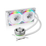 LIAN LI GALAHAD 240 AIO SL - RGB UNI FAN SL120 EDITION WHITE , Dual 120mm Addressable RGB Fans AIO CPU Liquid Cooler - GA240SLA